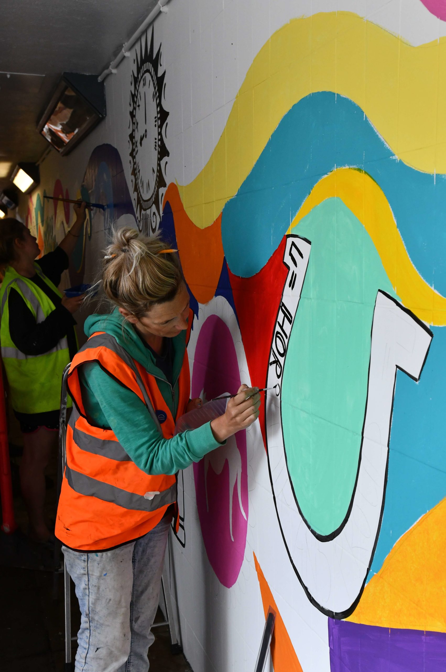 Vibrant New Mural Transforms the Horsefair Underpass